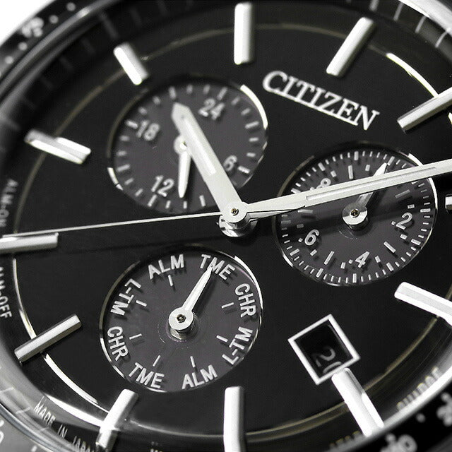 Citizen Collection Eco Drive Solar Metal Face Chronograph BL5495-56E Watch Brand Men&