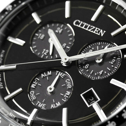 Citizen Collection Eco Drive Solar Metal Face Chronograph BL5495-56E Watch Brand Men&