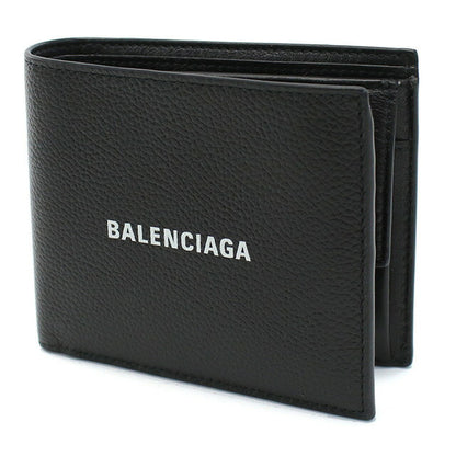 バレンシアガ 二折財布小銭入付き メンズ ブランド BALENCIAGA イタリア 594315 ブラック 財布 BLC594315011