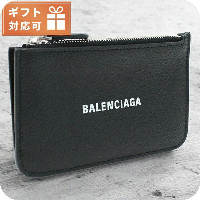 バレンシアガ 小銭入れ レディース ブランド BALENCIAGA レザー イタリア 637130 ブラック 財布 BLC637130051