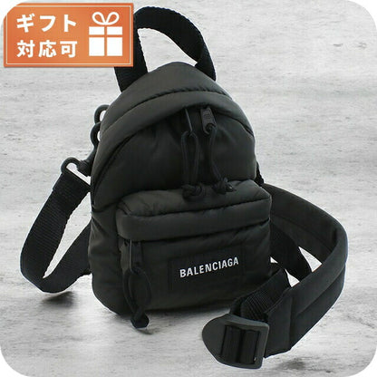 バレンシアガ 斜め掛け ショルダーバッグ ユニセックス ブランド BALENCIAGA イタリア 656060 ブラック バッグ BLC656060011