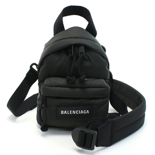 バレンシアガ 斜め掛け ショルダーバッグ ユニセックス ブランド BALENCIAGA イタリア 656060 ブラック バッグ BLC656060011