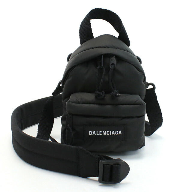 バレンシアガ 斜め掛け ショルダーバッグ ユニセックス ブランド BALENCIAGA イタリア 656060 ブラック バッグ BLC656060011