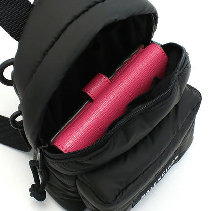 バレンシアガ 斜め掛け ショルダーバッグ ユニセックス ブランド BALENCIAGA イタリア 656060 ブラック バッグ BLC656060011