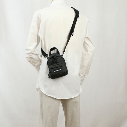 バレンシアガ 斜め掛け ショルダーバッグ ユニセックス ブランド BALENCIAGA イタリア 656060 ブラック バッグ BLC656060011