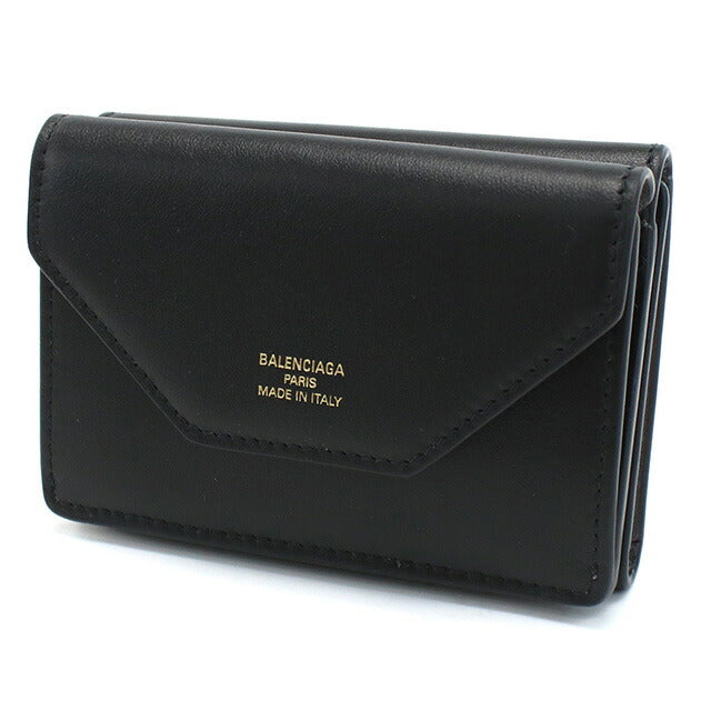 バレンシアガ 三折財布小銭入付き レディース ブランド BALENCIAGA イタリア 736730 ブラック 財布 BLC736730011
