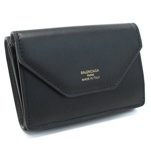 バレンシアガ 三折財布小銭入付き レディース ブランド BALENCIAGA イタリア 736730 ブラック 財布 BLC736730011