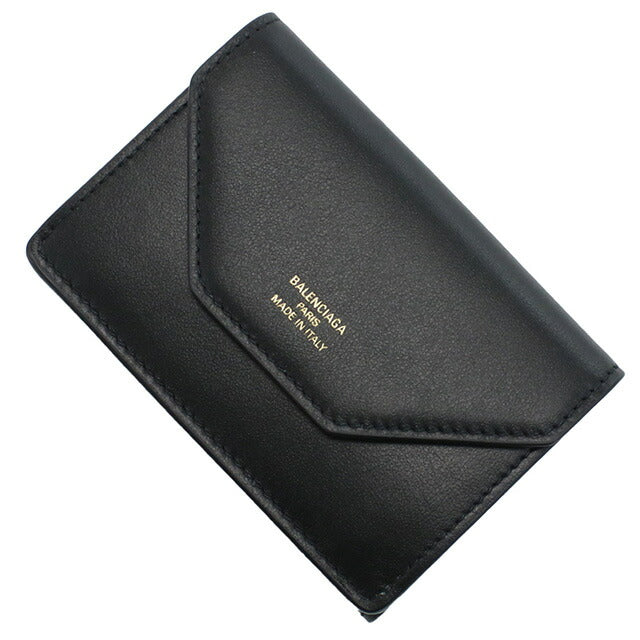 バレンシアガ 三折財布小銭入付き レディース ブランド BALENCIAGA イタリア 736730 ブラック 財布 BLC736730011