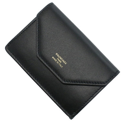 バレンシアガ 三折財布小銭入付き レディース ブランド BALENCIAGA イタリア 736730 ブラック 財布 BLC736730011
