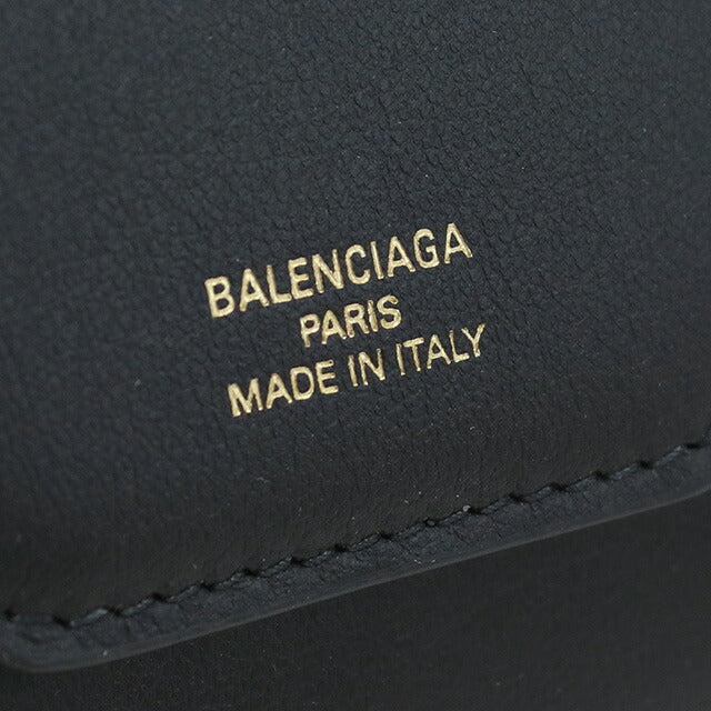 バレンシアガ 三折財布小銭入付き レディース ブランド BALENCIAGA イタリア 736730 ブラック 財布 BLC736730011