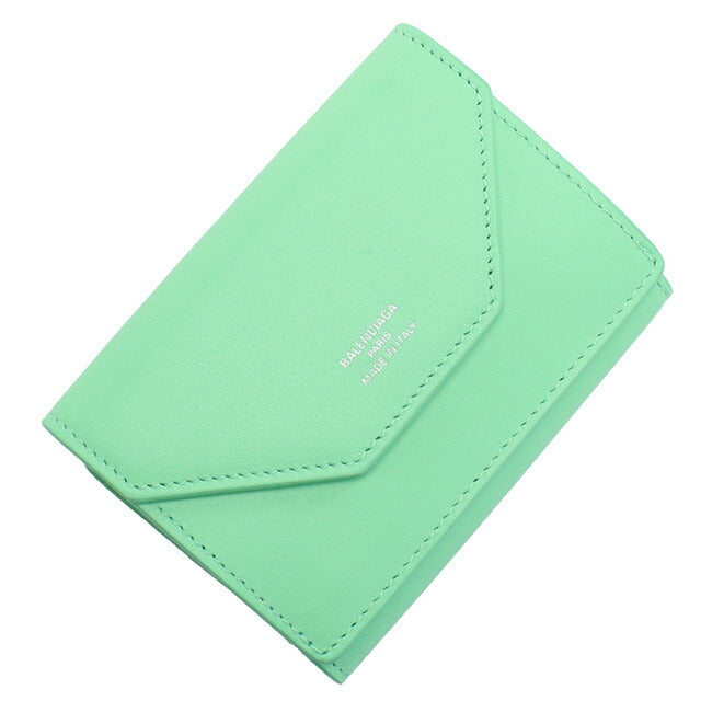 バレンシアガ 三折財布小銭入付き レディース ブランド BALENCIAGA イタリア 736730 グリーン系 財布 BLC736730021