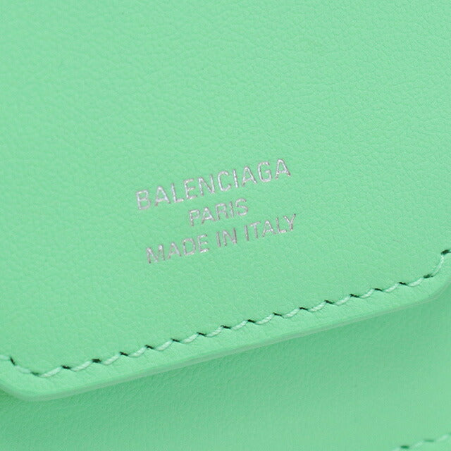 バレンシアガ 三折財布小銭入付き レディース ブランド BALENCIAGA イタリア 736730 グリーン系 財布 BLC736730021