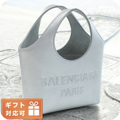 バレンシアガ トートバッグ レディース ブランド BALENCIAGA レザー 747036 シルバー系 バッグ BLC747036021