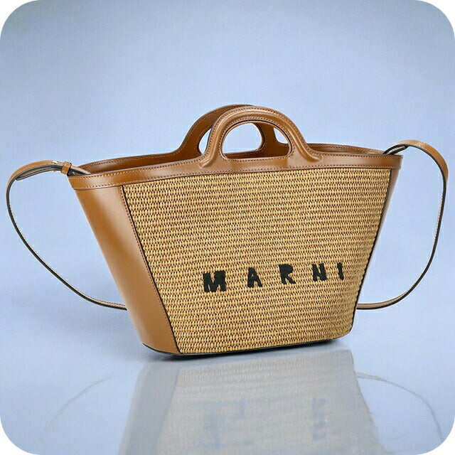 マルニ ハンドバッグ レディース ブランド MARNI BMMP0068Q0-P3860 ブラウン BMMP0068Q0P3860-00M50