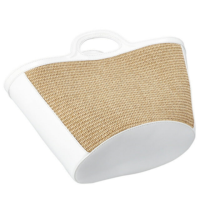 マルニ ハンドバッグ レディース ブランド MARNI BMMP0068Q0-P3860 ナチュラルベージュ/ホワイト BMMP0068Q0P3860-Z0T01