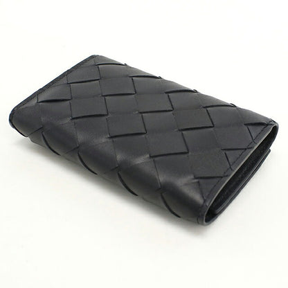 ボッテガ・ヴェネタ 6連キーケース コンパクト メンズ ブランド BOTTEGA VENETA   レザー 630336 ネイビー BOT630336021