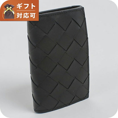 ボッテガ・ヴェネタ 6連キーケース コンパクト メンズ ブランド BOTTEGA VENETA   レザー 630336 ネイビー BOT630336021