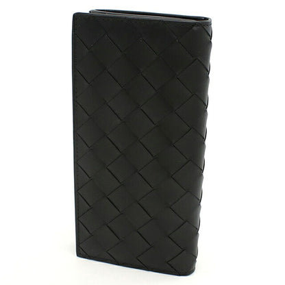 ボッテガ・ヴェネタ 長財布二折 メンズ ブランド BOTTEGA VENETA   レザー 635567 ブラック BOT635567011