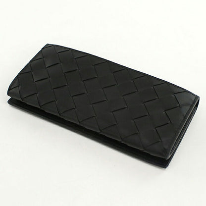 ボッテガ・ヴェネタ 長財布二折 メンズ ブランド BOTTEGA VENETA   レザー 635567 ブラック BOT635567011