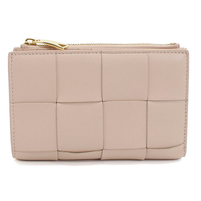 ボッテガ・ヴェネタ 二折財布小銭入付き レディース ブランド BOTTEGA VENETA イタリア 750262 ピンク系 財布 BOT750262021