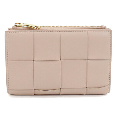 ボッテガ・ヴェネタ 二折財布小銭入付き レディース ブランド BOTTEGA VENETA イタリア 750262 ピンク系 財布 BOT750262021