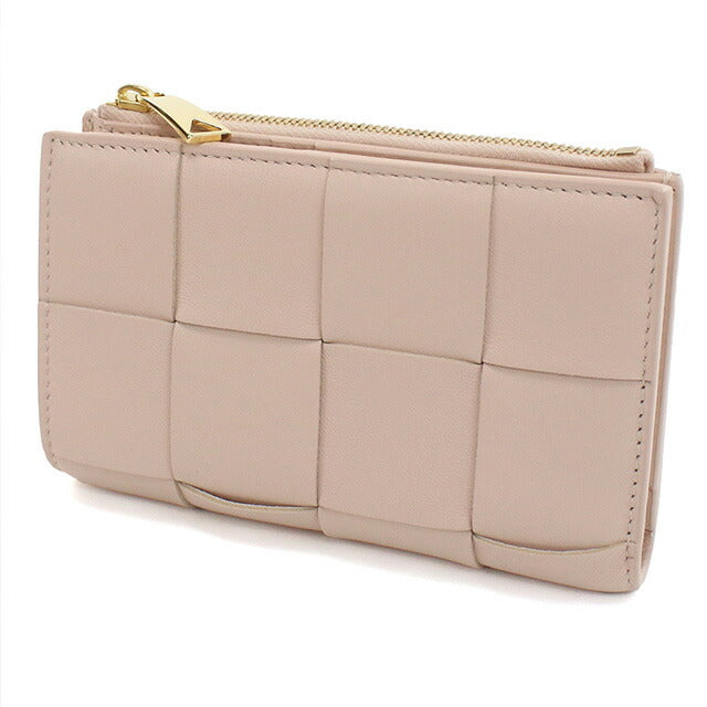 ボッテガ・ヴェネタ 二折財布小銭入付き レディース ブランド BOTTEGA VENETA イタリア 750262 ピンク系 財布 BOT750262021