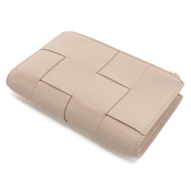 ボッテガ・ヴェネタ 二折財布小銭入付き レディース ブランド BOTTEGA VENETA イタリア 750262 ピンク系 財布 BOT750262021