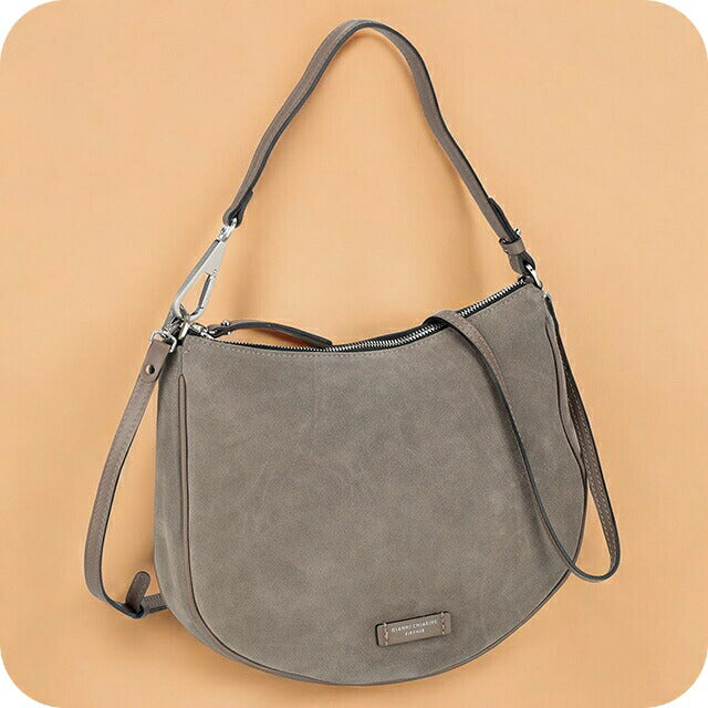 ジャンニ・キアリーニ ショルダーバッグ レディース ブランド GIANNI CHIARINI BS 10491 CM-PL グレー BS10491CMPL-LGY