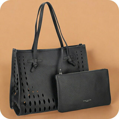 ジャンニ・キアリーニ トートバッグ レディース ブランド GIANNI CHIARINI レザー BS 10830 TKLFOR ブラック BS10830TKLFOR-NER