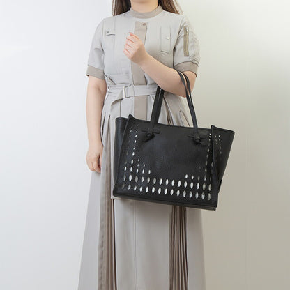 ジャンニ・キアリーニ トートバッグ レディース ブランド GIANNI CHIARINI レザー BS 10830 TKLFOR ブラック BS10830TKLFOR-NER