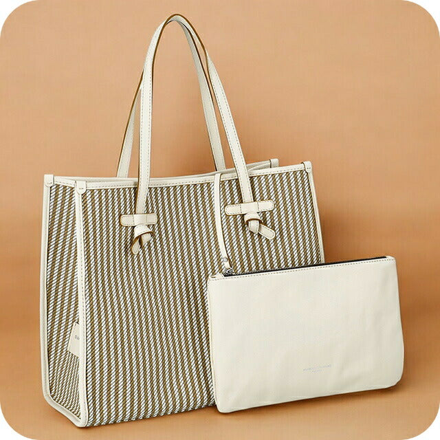 ジャンニ・キアリーニ トートバッグ レディース ブランド GIANNI CHIARINI BS 6850 CAB ベージュ/ホワイト BS6850CAB-VAMAR