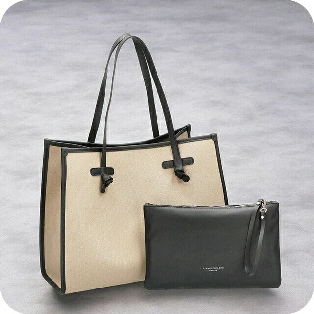 ジャンニ・キアリーニ トートバッグ レディース ブランド GIANNI CHIARINI BS 6850 CNV-SE ベージュ BS6850CNVSE-CO-MI