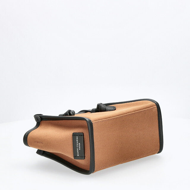 ジャンニ・キアリーニ ハンドバッグ レディース ブランド GIANNI CHIARINI BS 8065 CNV-SE オレンジブラウン BS8065CNVSE-CUOIO