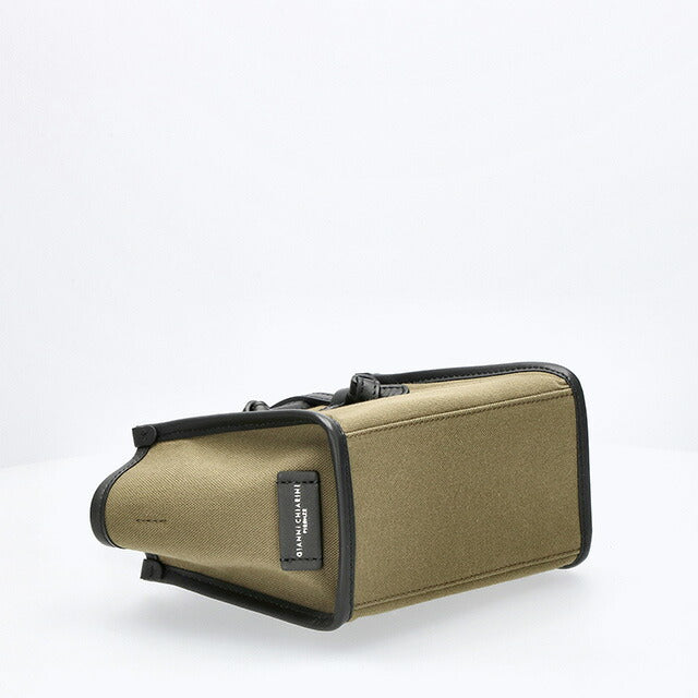 ジャンニ・キアリーニ ハンドバッグ レディース ブランド GIANNI CHIARINI BS 8065 CNV-SE カーキグリーン BS8065CNVSE-MILIT