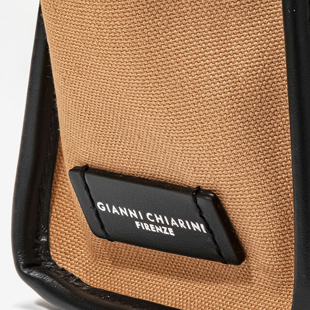 ジャンニキアリーニ ハンドバッグ レディース ブランド GIANNI CHIARINI BS 8065 CNV-SE SAFAR キャメル 軽量 小さめ 手提げ 高級 おしゃれ プレゼント 女性 実用的 かわいい