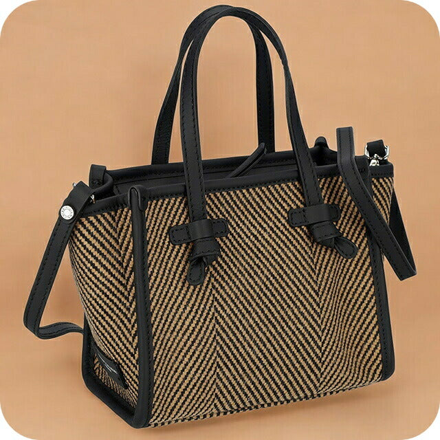 ジャンニ・キアリーニ ハンドバッグ メンズ レディース ブランド GIANNI CHIARINI BS 8065 SPIGA ブラック BS8065SPIGA-VANER