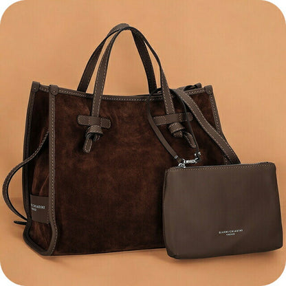 ジャンニ・キアリーニ トートバッグ レディース ブランド GIANNI CHIARINI BS 9752 CM-PL チョコレート ブラウン BS9752CMPL-CHOCO