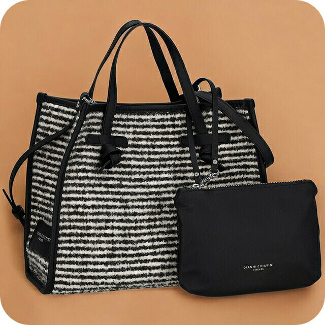 ジャンニ・キアリーニ トートバッグ レディース ブランド GIANNI CHIARINI BS 9752 PULLOVER ブラック BS9752PULLOVER-VANER