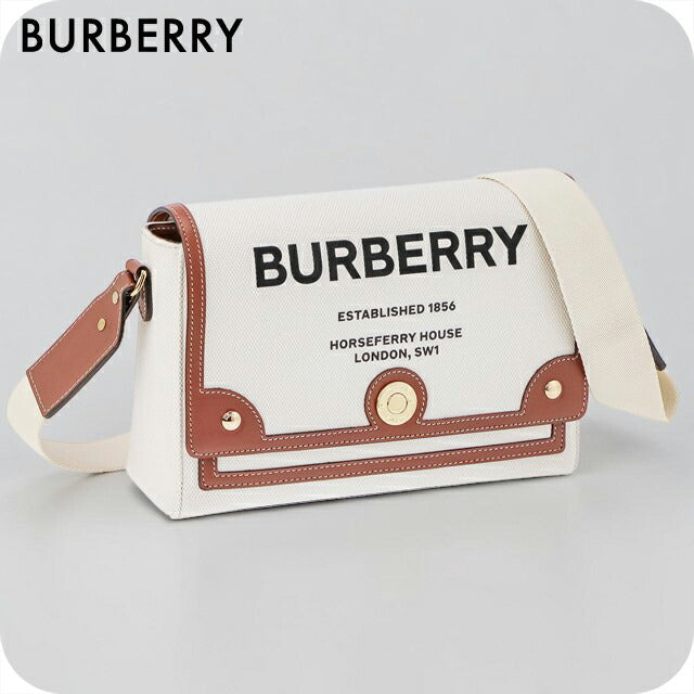 バーバリー ショルダーバッグ レディース ブランド BURBERRY ITALY 8030249 NATURAL/TAN アイボリー/ブラウン 斜めがけ 高級 おしゃれ プレゼント 女性 実用的 かわいい