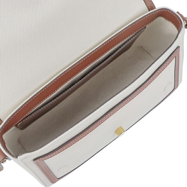 バーバリー ショルダーバッグ レディース ブランド BURBERRY ITALY 8030249 NATURAL/TAN アイボリー/ブラウン 斜めがけ 高級 おしゃれ プレゼント 女性 実用的 かわいい