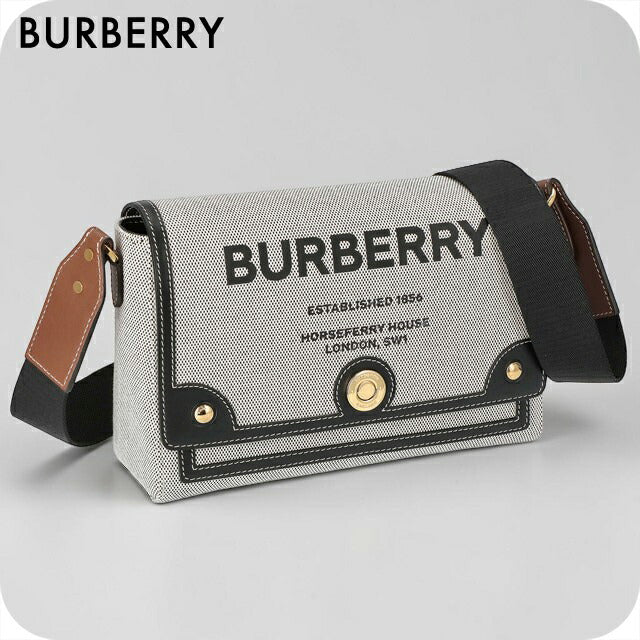 バーバリー ショルダーバッグ レディース ブランド BURBERRY ITALY 8039863 A1189 グレー/ブラック 斜めがけ 高級 おしゃれ プレゼント 女性 実用的 かわいい