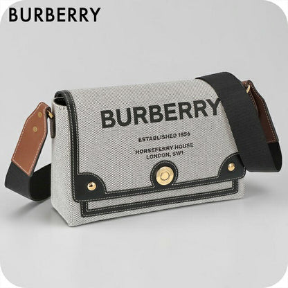 バーバリー ショルダーバッグ レディース ブランド BURBERRY ITALY 8039863 A1189 グレー/ブラック 斜めがけ 高級 おしゃれ プレゼント 女性 実用的 かわいい