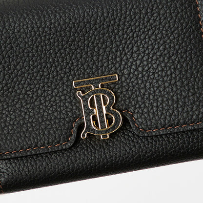 バ－バリ－ 三つ折り財布 レディース ブランド BURBERRY 8049217 ブラック BU-8049217