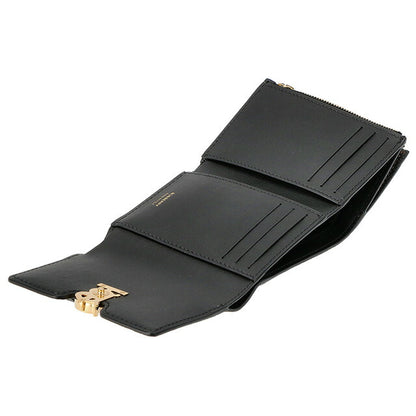 バ－バリ－ 三つ折り財布 レディース ブランド BURBERRY 8049217 ブラック BU-8049217