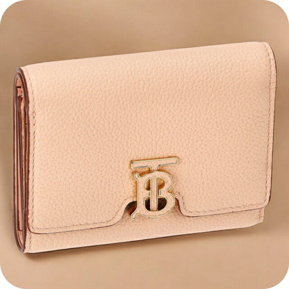 バ－バリ－ 三つ折り財布 レディース ブランド BURBERRY 8055219 ライトピンク BU-8055219