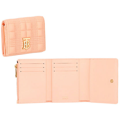 バ－バリ－ 三つ折り財布 レディース ブランド BURBERRY 8056100 ライトピンク BU-8056100