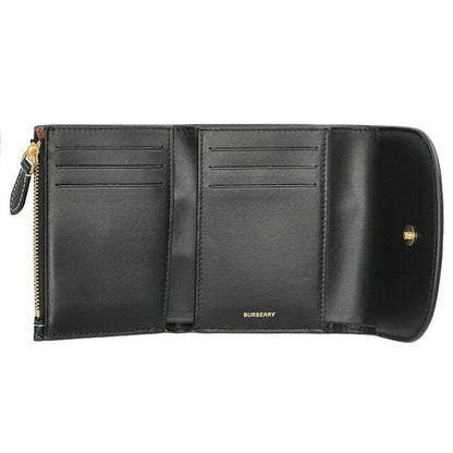 バ－バリ－ 三つ折り財布 レディース ブランド BURBERRY 8062300 ダークバーチブラウン BU-8062300
