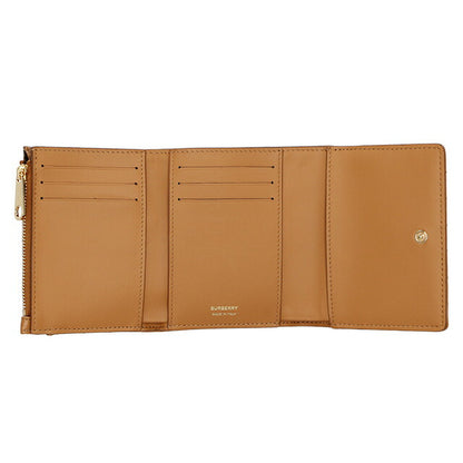 バ－バリ－ 三つ折り財布 レディース ブランド BURBERRY 8062376 ブラウン BU-8062376