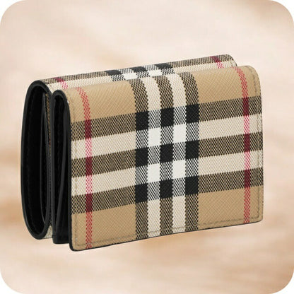 バ－バリ－ 三つ折り財布 メンズ レディース ブランド BURBERRY 8064451 ベージュ BU-8064451
