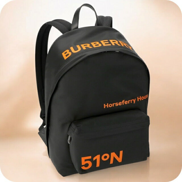 バ－バリ－ リュック メンズ レディース ブランド BURBERRY 8064857 ブラック BU-8064857